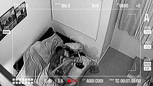 security cam catches lover railing big ass wife