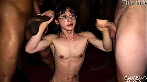 gangbangsecrets com lets dive down rabbit hole with peachy blowbang creampie