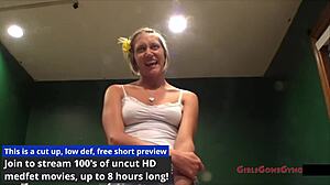 Taylor Raz spreads shaved pussy with dildo vibrator backstage as college nurse patient in hospital fetish