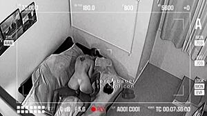 security cam catches lover railing big ass wife