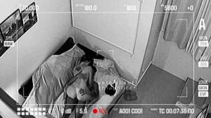 security cam catches lover railing big ass wife