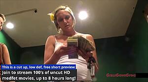 Taylor Raz spreads shaved pussy with dildo vibrator backstage as college nurse patient in hospital fetish