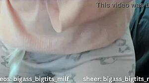 Arab Bbw Milf In Pajamas Fingers Swollen Pussy To Dripping Cum