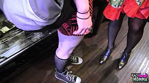 Busty Cougar Stepmom Fingers Pussy in Stockings Before Diving into Toys