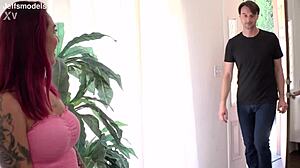 Chubby Kendra Lee Ryan tempts roommate with her big curves and wild dorm ride