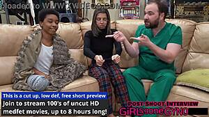 Aria Nicole spreads tits in nurse pov backstage procedure