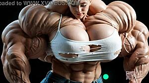 Abigail Arcane's Massive Muscle Growth