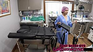 Aria Nicole spreads tits in nurse pov backstage procedure