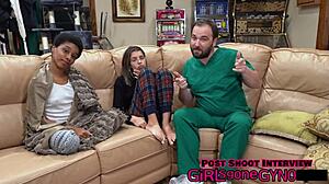 Aria Nicole spreads tits in nurse pov backstage procedure