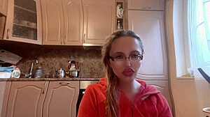 russian findom goddess with glasses long nails makes you pay up bitch??