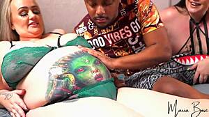 hey doc fox makes house call on two pregnant latina pussies