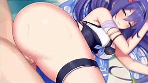 princess connect's mifuyu tempts with her creampie-filled sex scene