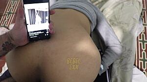 bebelexxx spreads for footjob then takes bent over doggystyle pounding 😘🍑👣