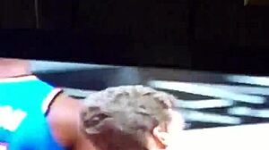 rhonda shakes and bounces huge ass cheeks solo tease