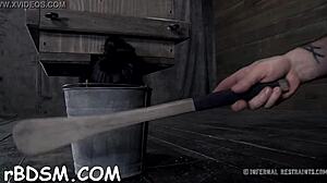 who wins this bdsm blowjob contest with bound girls sucking tight shaved pussies and cocks in rough game?