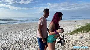 Argentinian Beach Slut Swallows Then Begs for Pussy Pounding