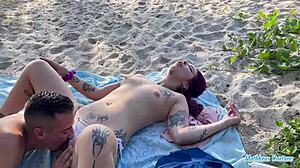Argentinian Beach Slut Swallows Then Begs for Pussy Pounding