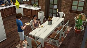 SIMs FUCK RAW in GYM Sauna, Pounding Pussy Public Style