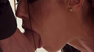 Nancy A and Liya Silver's Subtle Lesbian Caresses and Kisses