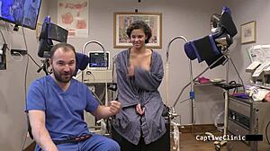 so rebel wyatt the hot nurse in latex spreads her big tits pussy for patient pov backstage