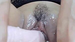 damn i'm the horny latina bunny ripping clothes for first wild triple dildo penetration no limits