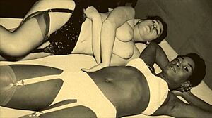 Pounding vintage black cock deep in retro interracial sluts!