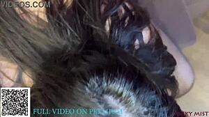 Brunette Milf Nicky Mist Bent Over Taking Monster Cock Doggystyle in Heels and Pantyhose