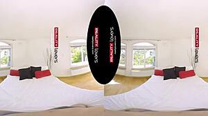 Thick Blonde Milfs in Latex Heels Take Double Doggystyle Blowjobs in Pierced Threesome