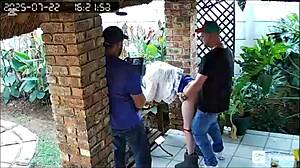 spycam films wife creampie gangbang by best friends at work