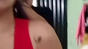 husband away, best friend bends me over and pounds my big tits bouncing in doggystyle ride