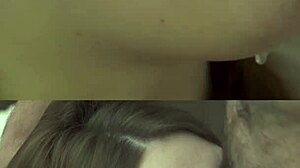 Shove that super close-up blowjob cum straight in her mouth!