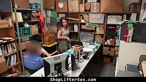 What happens to sneaky teen shoplifter busted stealing mall goods?