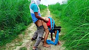 Girlfriend's Secret Jungle Doggy Encounter Unfolds