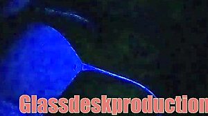 man that black-light secret model gets rough oral backstage