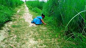 Girlfriend's Secret Jungle Doggy Encounter Unfolds