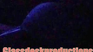 man that black-light secret model gets rough oral backstage