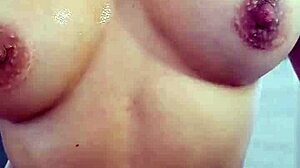 wake up stepbro i jerk your cock till you cum on my huge tits!