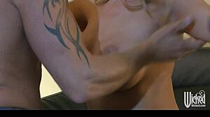 I'm gorgeous British blonde Nicole Aniston fuckin' my ex-boyfriend hard