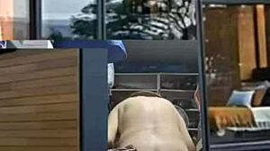 zea812's barefoot crossdressing retro homemade ass tease update