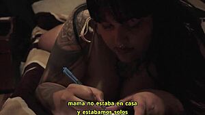 Stepdad fantasies turn real with chubby blowjob action