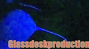 man that black-light secret model gets rough oral backstage