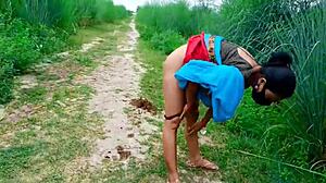 Girlfriend's Secret Jungle Doggy Encounter Unfolds