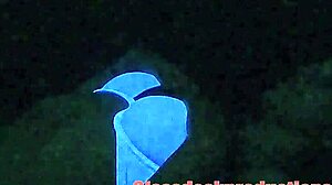 man that black-light secret model gets rough oral backstage