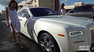 wanna see this luxury slut deepthroat my big black cock outdoors?