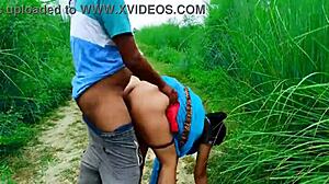 Girlfriend's Secret Jungle Doggy Encounter Unfolds