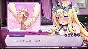 Arrogant princess Daigneux's footjob makes me cum so hard 😩👣💦