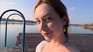 Met a sad cutie on the dock and fucked her sadness gone