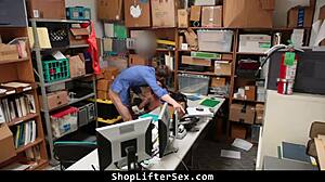 What happens to sneaky teen shoplifter busted stealing mall goods?