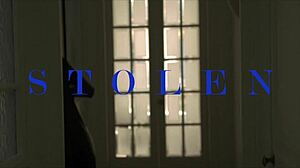 elegant thief selena strips classy with big natural tits and hairy pussy tease