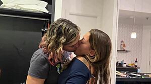 Brazilian Emo Latina Swingers Trade Partners for Big Ass Group Party After Dinner